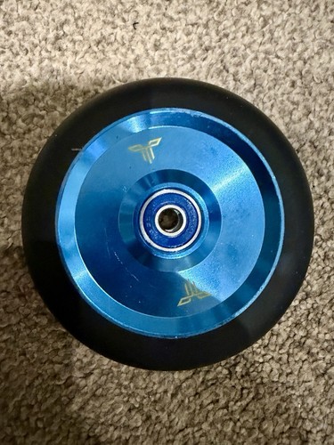 Blue scooter wheel - with, built